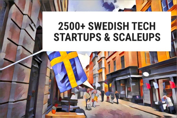 2500+ Swedish tech startups & scaleups
