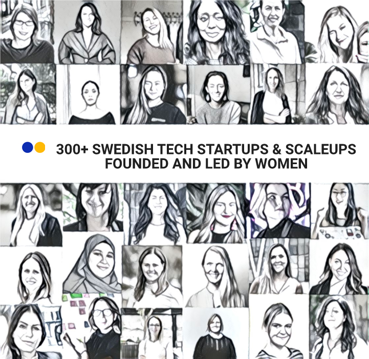 300+ Swedish tech startups & scaleups founded and led by women – the ultimate list